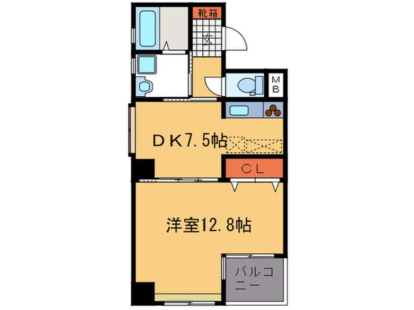 エルフィナ天神北の物件間取画像